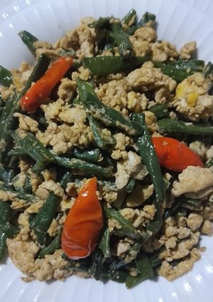 Foto resep Tumis Telur Kacang Panjang