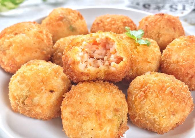 Ternyata begini lho! Resep buat Bola-bola ikan gurame crispy dijamin spesial