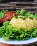 Cơm chiên đùi gà