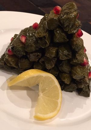 صورة لوصفة ورق عنب بالزيت (ورق عنب يلنجي)