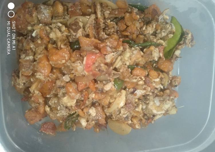 Olahan Oseng telur rajungan | Cara Buat Oseng telur rajungan Yang Enak Banget