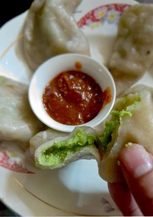 A picture of Winter Special Peas Momo.