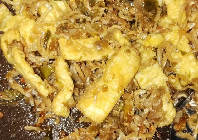 Resep Teri kecil &amp; Telur Dadar Sambel Ijo Anti Gagal