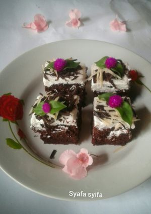 Foto resep Eggless chocolate cake no mixer