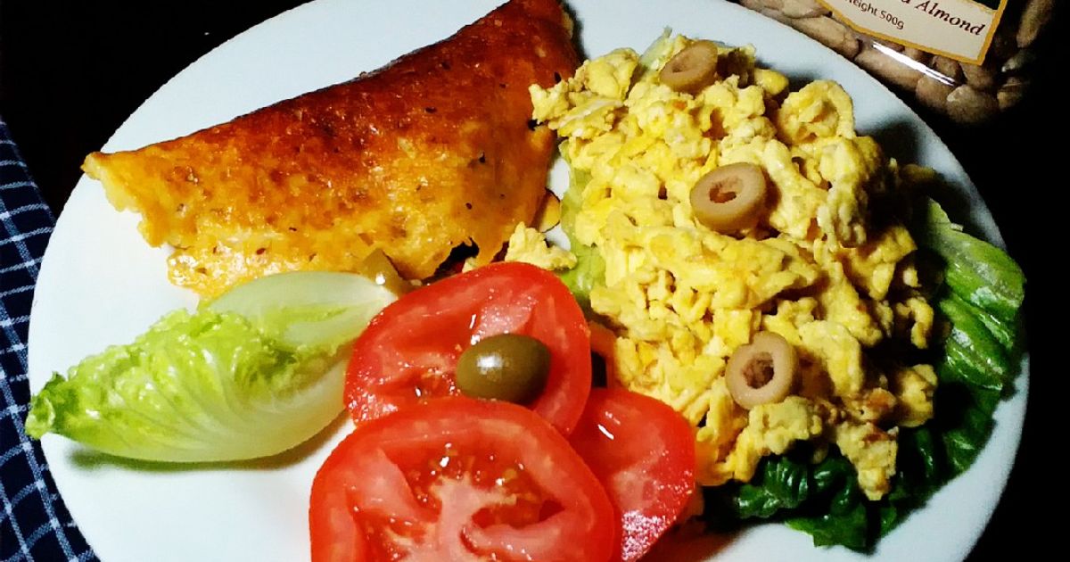 💢 Scramble Eggs (Porsi Lengkap Menu Buka Puasa Day8) 💢