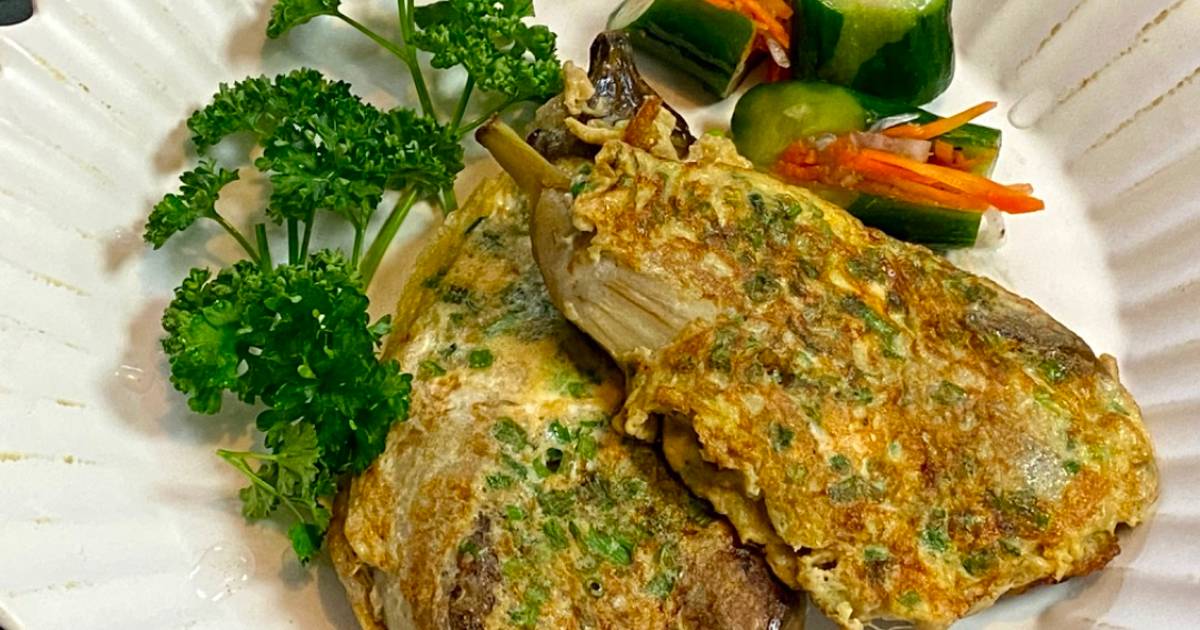 Eggplant Omelette Recipe by Aunty Eiko's international cuisine