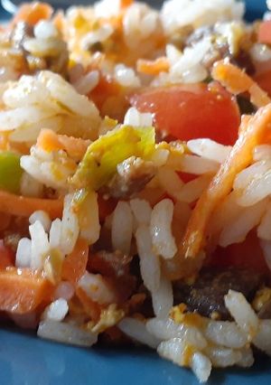 Una foto de Arroz salteado!