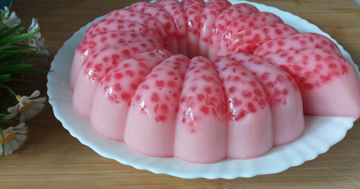 Resep Puding sagu mutiara/kue cantik manis oleh Dapurku Cookpad