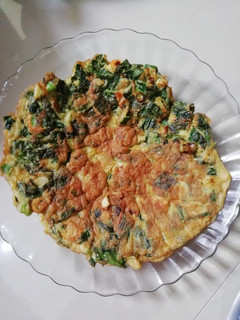 Foto resep Telur Dadar Bayam