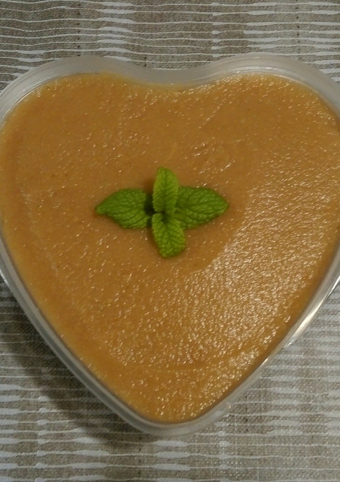 Una foto de Membrillo light con hierbabuena