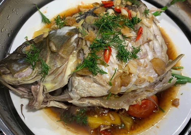 Cách Làm Món Cá chép hấp xì dầu của Ngô Thuỳ Linh - Cookpad