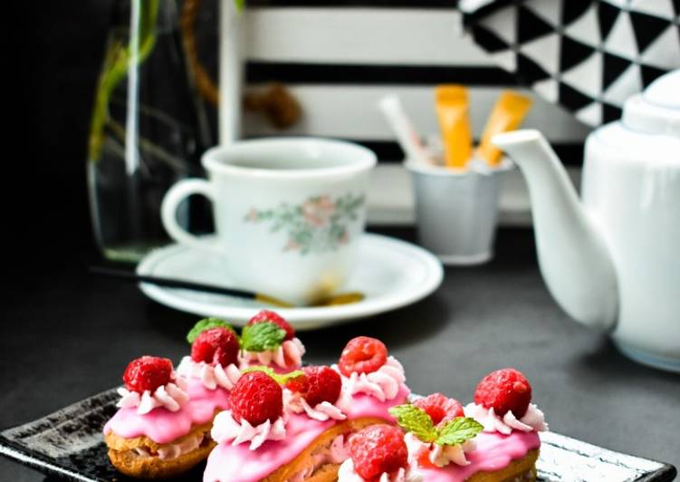 Raspberry Éclair