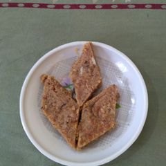 A picture of Bhune mawa ki barfi.