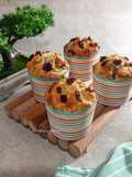 Banana Muffin Cranberry Topping