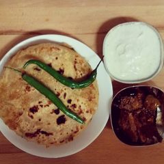 Aloo Paranthas A picture of Aloo Paranthas.