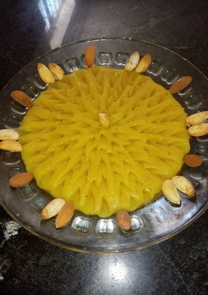 عکسی از دستور حلوای شیر