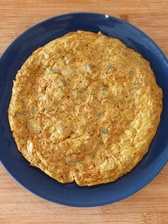 Una foto de Tortilla de berenjena