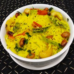 A picture of Lemon Rice. (Chitranna).