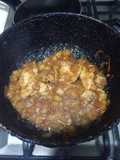 Pollo guisado con papas
