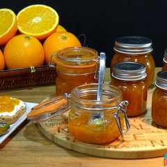 Una foto de Mermelada de naranja casera