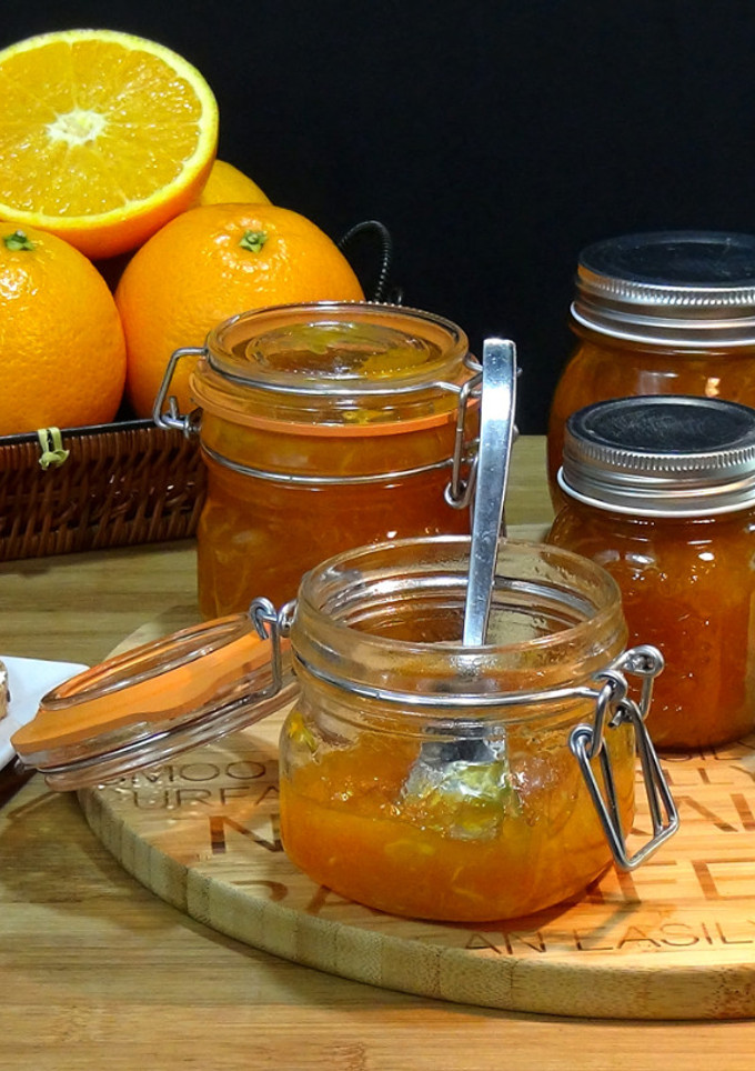 Una foto de Mermelada de naranja casera