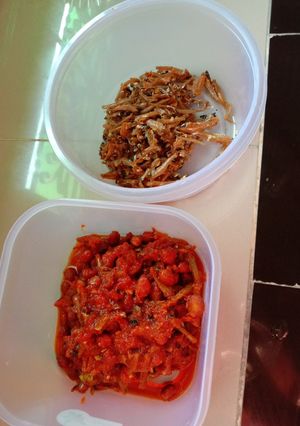 Foto resep Teri kacang balado