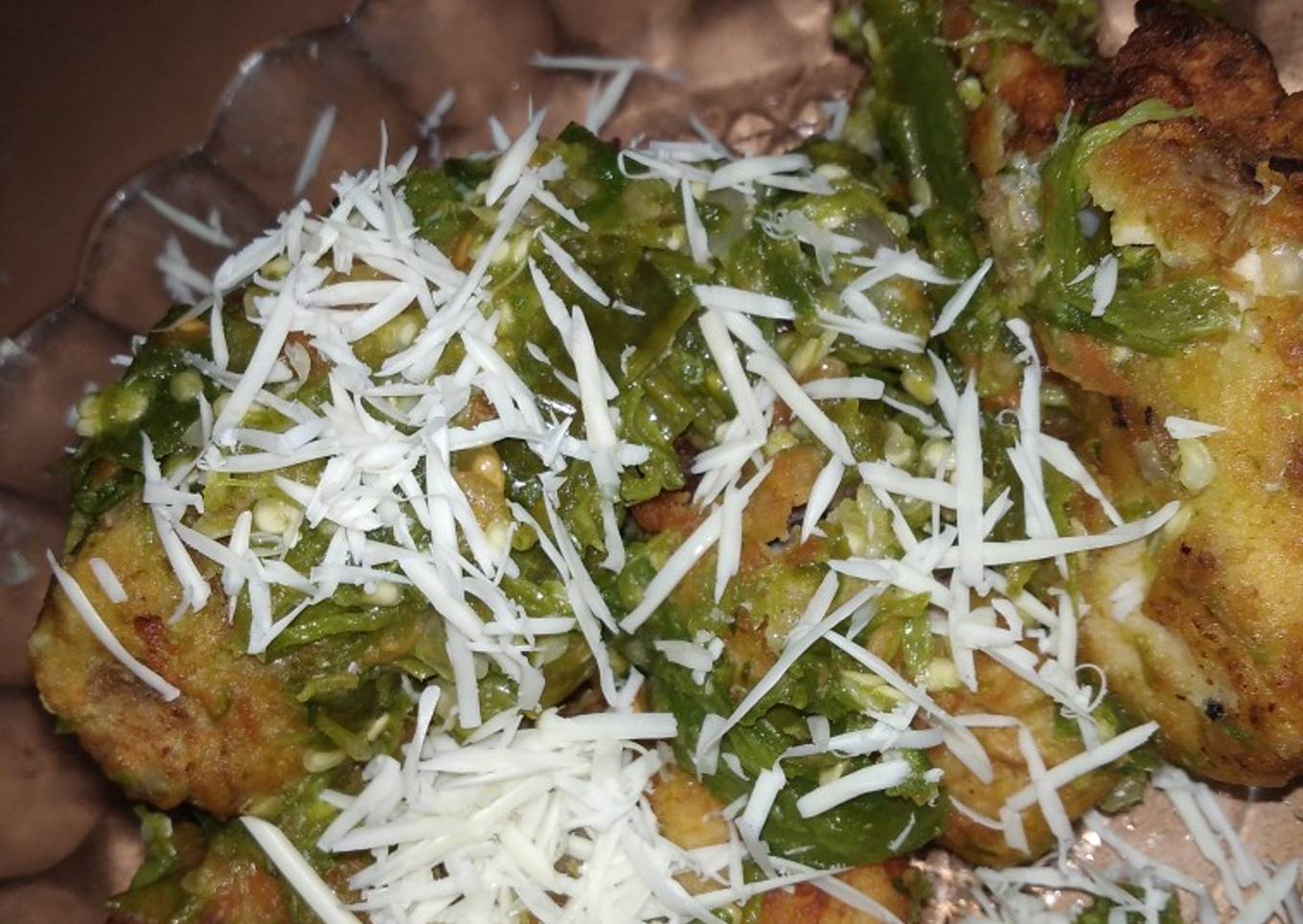 Ayam geprek keju sambal ijo