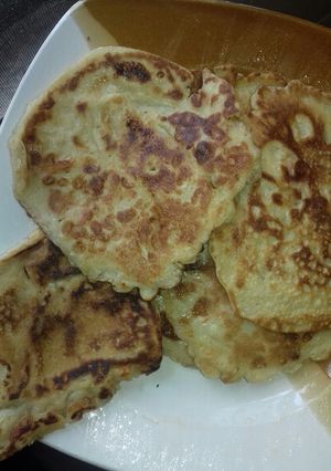 A picture of Pancakes. Breakfast mustn't be regular always.