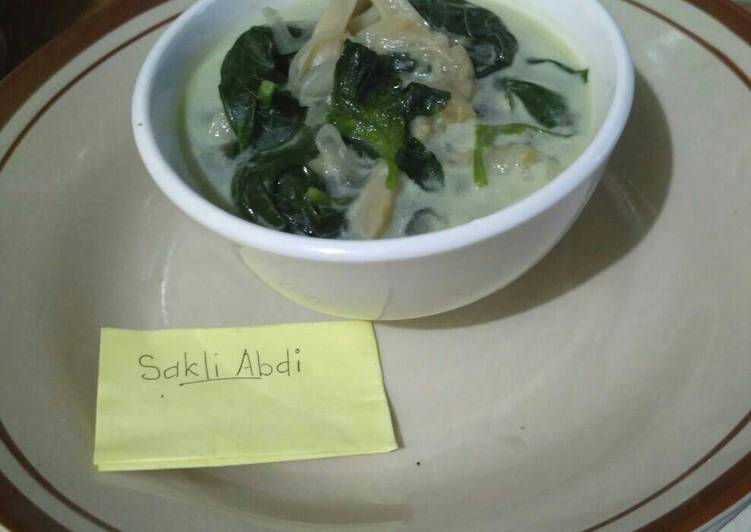 Resep Bobor bayam jamur (khas tulungagung), Lezat Sekali