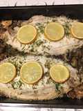 Limandes soles aux champignons de paris,citron et herbes aromatiques