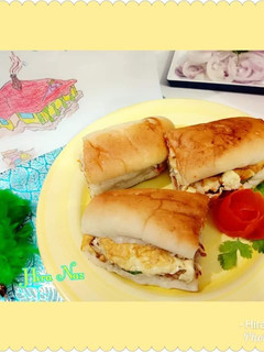 A picture of Anday Wala Burger..
