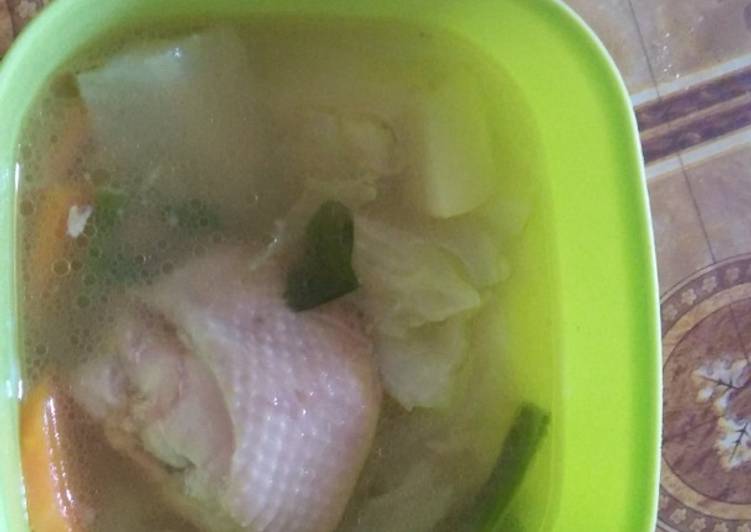 Cara Gampang Membuat Sayur sop ayam yang Lezat