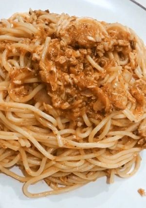 Foto resep Spaggeti tuna bolognese