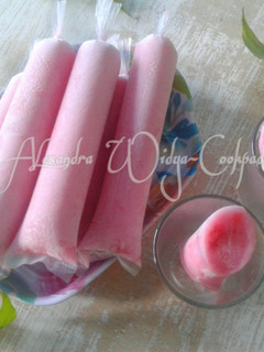 Foto resep Es Mambo Rasa Strawberry