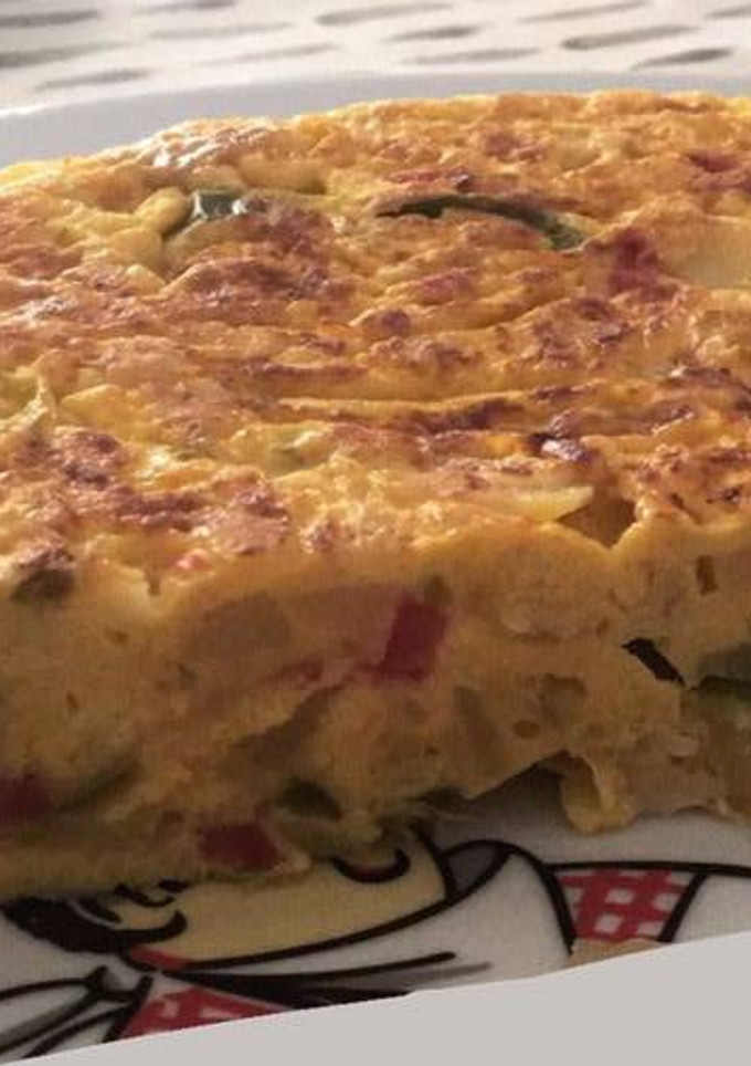 Una foto de Tortilla al microondas (con verduras)