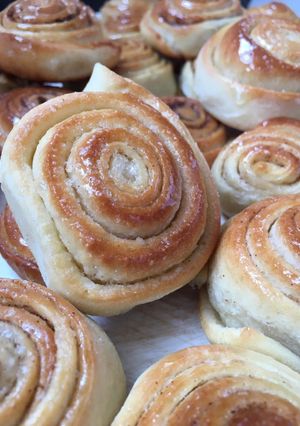 Una foto de Rols de canela y azúcar 🥨 Fácil y riquísimo