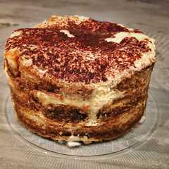 Una foto de Tiramisú de limón