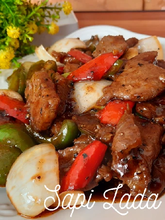 Cara Mudah Menyiapkan Resep Sapi Lada Hitam (Black pepper BEEF) Anti Ribet, Enak