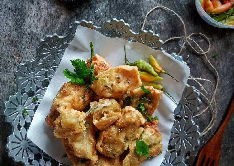 Resep masakan Tahu Aci (Jamur Tiram) | Bahan Membuat Tahu Aci (Jamur Tiram) Yang Bikin Ngiler