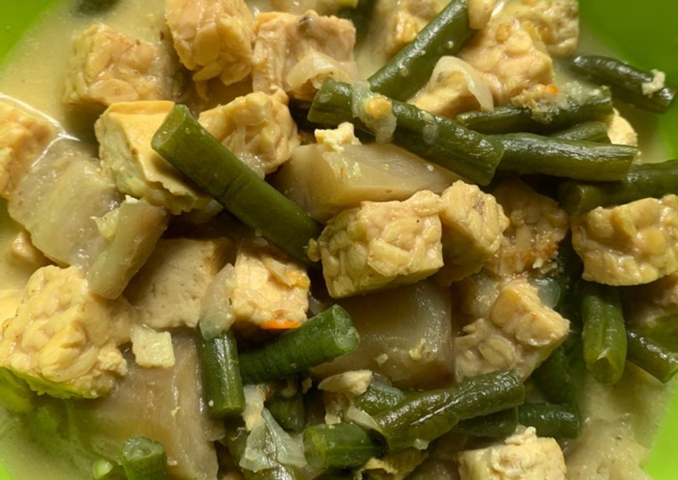 Sayur lodeh terong tempe sederhana