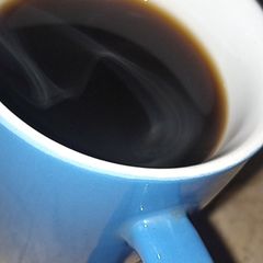 A picture of Black Coffee with Ginger lemon.