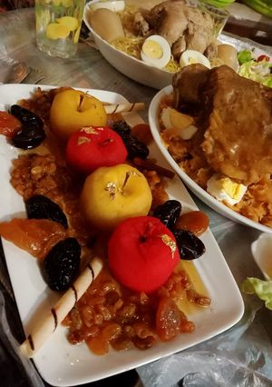 صورة لوصفة طاجين تفاح 😋🥰🍎🍎🍎