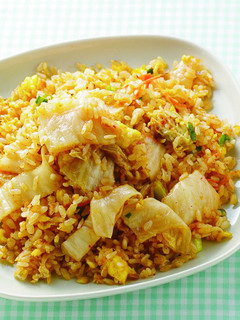 韓式泡菜蛋豬肉炒飯 的食譜成品照片