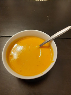 A picture of Pumpkin Soup.