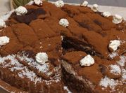 Una foto di crostata tiramisù