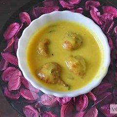 A picture of Kadhi badi recipe.
