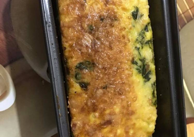 Recipe of Super Quick Homemade Spinach and egg casserole