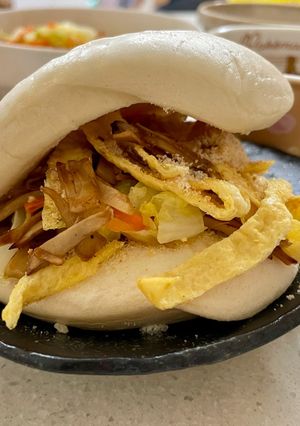 A picture of [Vegetarian] Gua Bao.