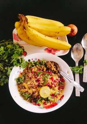 A picture of Moong dal chaat 😋 (Green Grams 😋 chaat).