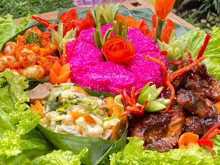 Cara Mudah Menyiapkan Resep Tumpeng Buah Naga yang  Bikin Ketagihan Anti Ribet, Sempurna